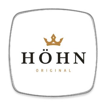 Logo de la famille Höhn Original - Magnet carré - blanc - Devant
