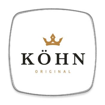 Koehn Original Family Logo - Square fridge magnet - white - Front