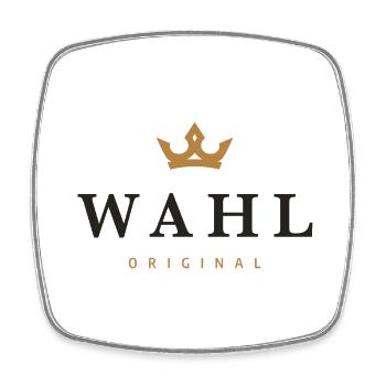 Wahl Original Family Logo - Square fridge magnet - white - Front
