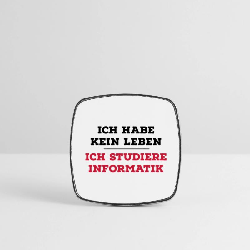 computer scientist Square fridge magnet