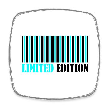 Barcode Limited Edition - Viereckiger Kühlschrankmagnet - Weiß - Vorne
