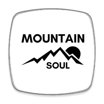 Mountain Soul - Square fridge magnet - white - Front