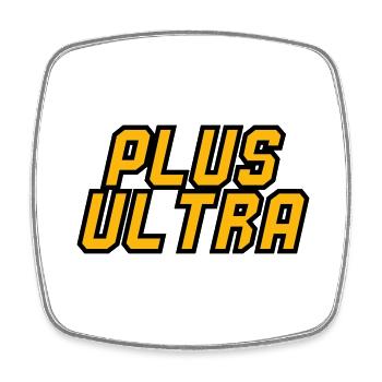 Plus Ultra - Square fridge magnet - white - Front