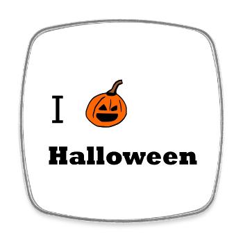 J’adore Halloween - Magnet carré - blanc - Devant