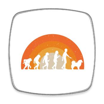 Australian Shepherd Gift - Square fridge magnet - white - Front
