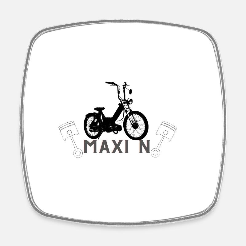 Puch maxi N - Magnet carré - blanc