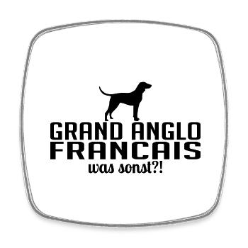 GRAND ANGLO FRANCAIS was sonst Hunde Wilsigns - Viereckiger Kühlschrankmagnet - Weiß - Vorne