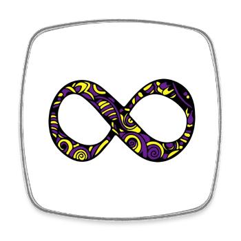 Love By The Sun Dream By The Moon Boho Gift - Square fridge magnet - white - Front