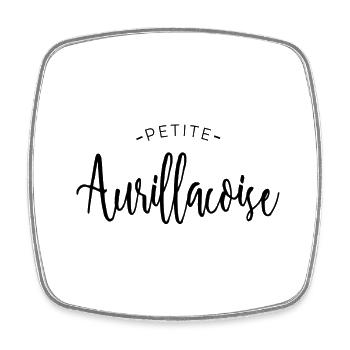 Petite Aurillacoise - Magnet carré - blanc - Devant