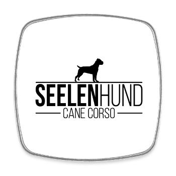 Cane Corso Seelenhund Hundespruch Hunde Wilsigns - Viereckiger Kühlschrankmagnet - Weiß - Vorne