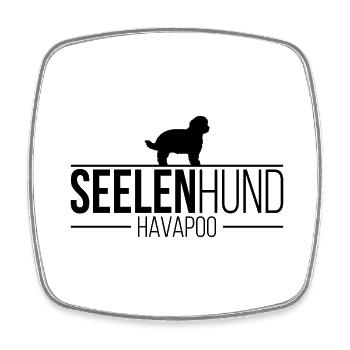 Havapoo Seelenhund Hund Hundespruch Wilsigns - Viereckiger Kühlschrankmagnet - Weiß - Vorne