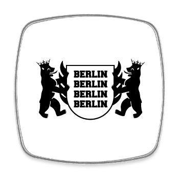 Berlin Coat of Arms 1 - Square fridge magnet - white - Front