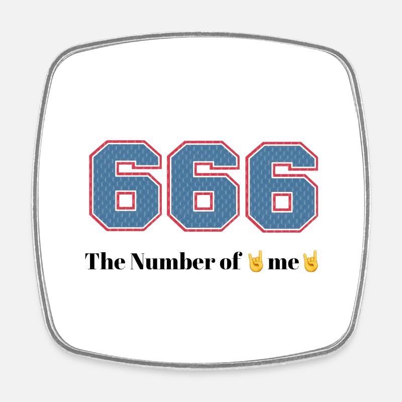 Sayings - Square fridge magnet - white
