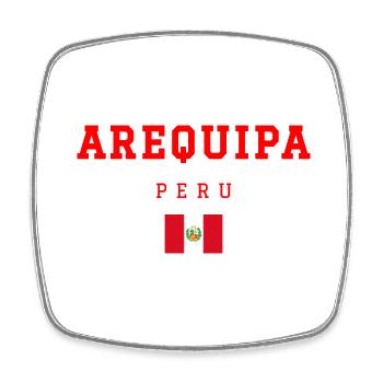 Arequipa, Peru - Square fridge magnet - white - Front