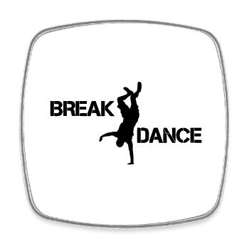 Break Dance - Square fridge magnet - white - Front