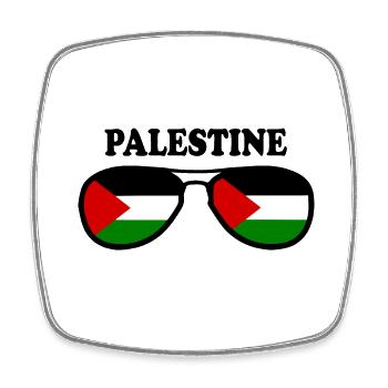 Palestine - Magnet carré - blanc - Devant
