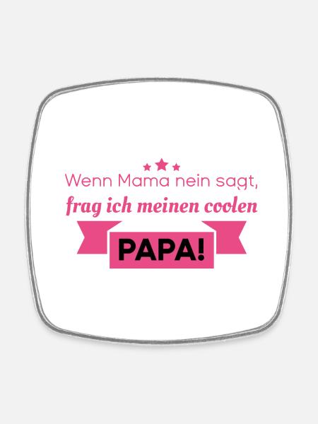 Babysprüche - Viereckiger Kühlschrankmagnet - Weiß