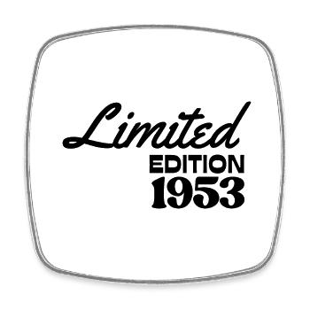 Limitierte Auflage Jahrgang 1953 - Viereckiger Kühlschrankmagnet - Weiß - Vorne