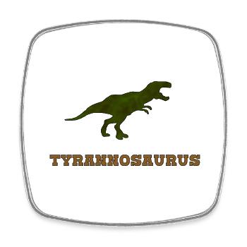 Dino Tyrannosaurus Rex Dino préféré - Magnet carré - blanc - Devant