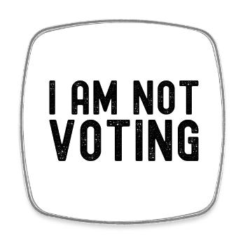 We don't need the same Candidates - I am not - Square fridge magnet - white - Front