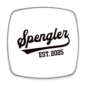 Spengler 2025 Beruf Spenglerei Lehre Lehrling - Viereckiger Kühlschrankmagnet - Weiß - Vorne