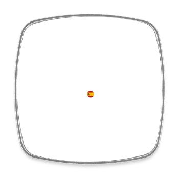 Spain - Cartagena - Spain - España - Square fridge magnet - white - Front