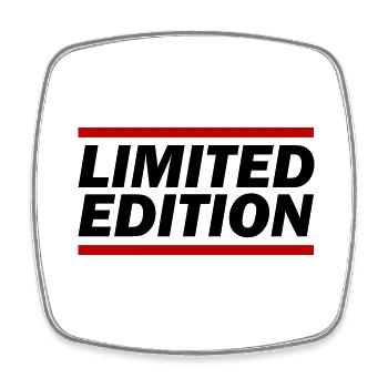 limited edition 02 - Viereckiger Kühlschrankmagnet - Weiß - Vorne
