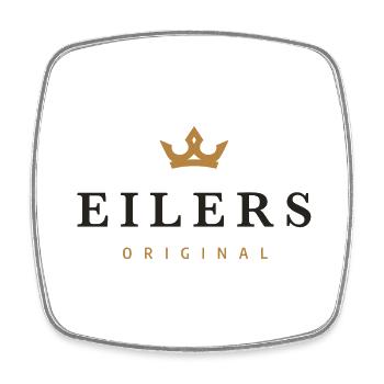 Eilers Original Familienlogo - Viereckiger Kühlschrankmagnet - Weiß - Vorne