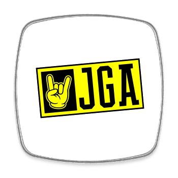 Jga Junggesellenabschied - Viereckiger Kühlschrankmagnet - Weiß - Vorne