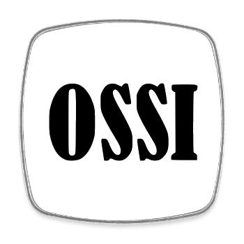 Ossi Ostdeutschland DDR Ostdeutscher - Viereckiger Kühlschrankmagnet - Weiß - Vorne