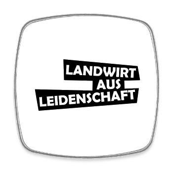 landwirt aus leidenschaft - Viereckiger Kühlschrankmagnet - Weiß - Vorne
