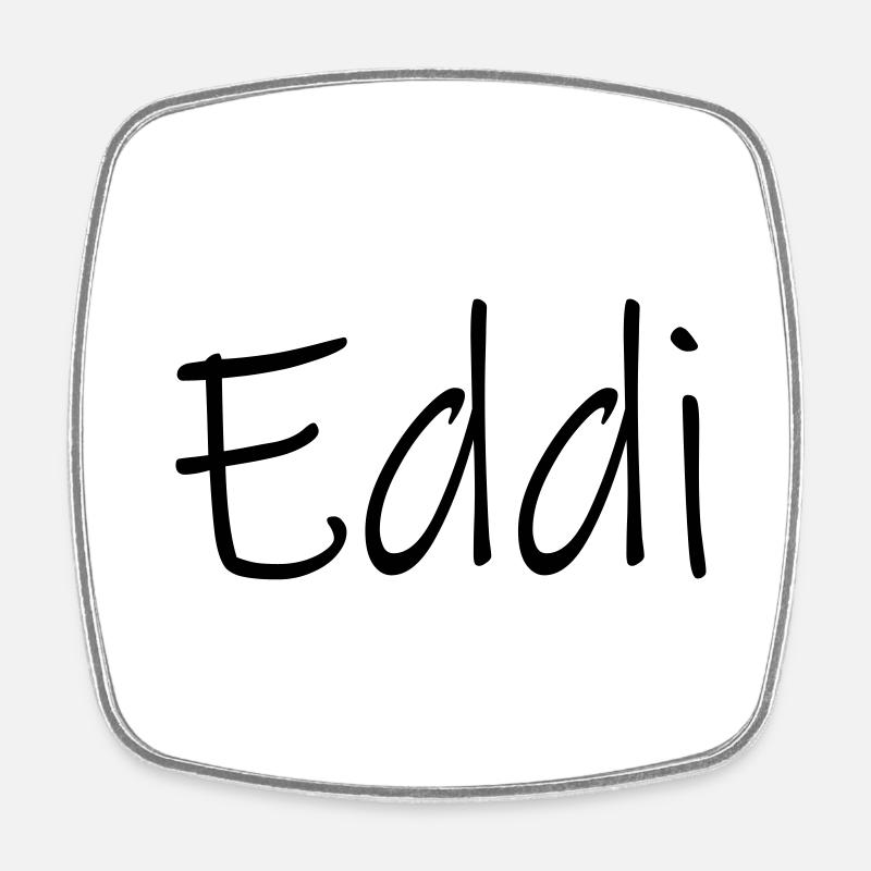 Eddi - Square fridge magnet - white