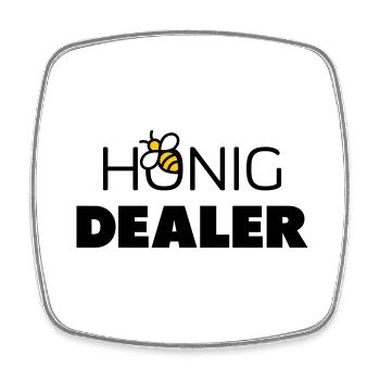 Honig Dealer Honigverkäufer - Viereckiger Kühlschrankmagnet - Weiß - Vorne