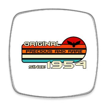 original 1954 anniversaire 68 ans 68e anniversaire - Magnet carré - blanc - Devant