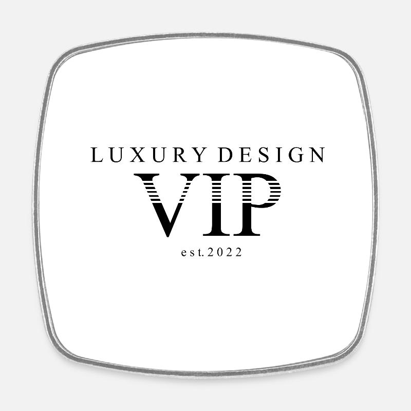 *** VIP *** - Viereckiger Kühlschrankmagnet - Weiß