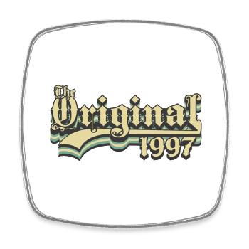 Born in 1997 the original - Square fridge magnet - white - Front