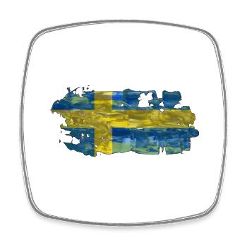 Suède Suède Viking Scandinavie Nordique Milieu de l’été - Magnet carré - blanc - Devant