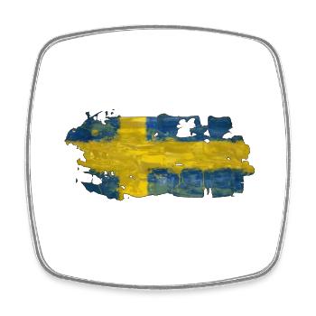 Sweden Sweden Viking Nordic Scandinavia Midsummer - Square fridge magnet - white - Front
