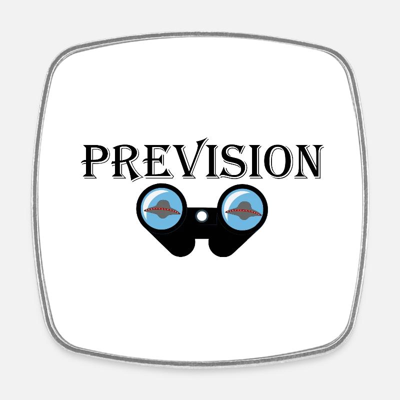 Prévision - Magnet carré - blanc