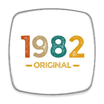 1982 Original - Magnet carré - blanc - Devant