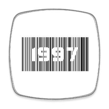 Year of birth Birthday Born In - Made in 1997 - Square fridge magnet - white - Front