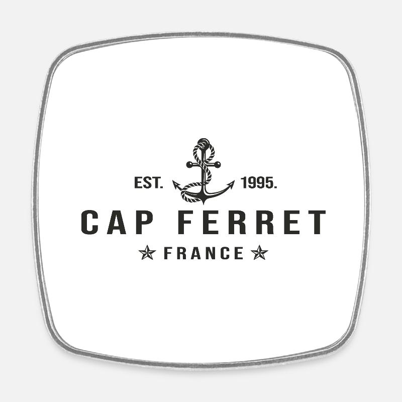 cap ferret cadeau cool arcachon - Magnet carré - blanc
