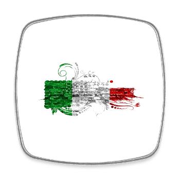 Italien Italienisch Rom Europa Italien Italien Mailand - Viereckiger Kühlschrankmagnet - Weiß - Vorne