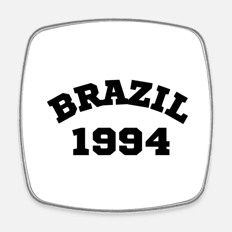 Brazil1994 - Square fridge magnet - white