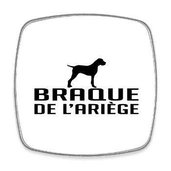 BRAQUE DE L ARIÉGE Hunderasse Jagdhunde Wilsigns - Viereckiger Kühlschrankmagnet - Weiß - Vorne