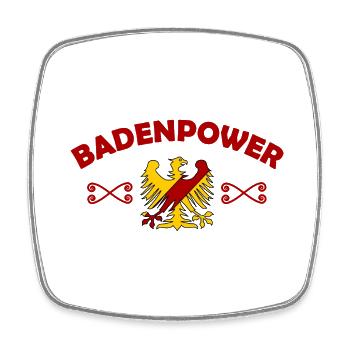 Le pouvoir de Baden - Magnet carré - blanc - Devant