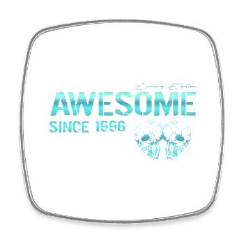 Awesome since 1996 Geschenk - Viereckiger Kühlschrankmagnet - Weiß - Vorne