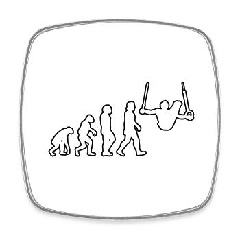Gymnastics Gymnastics Gymnastics Club Floor Gymnastics Gymnasts - Square fridge magnet - white - Front