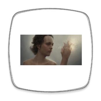 powerfull woman - Magnet carré - blanc - Devant