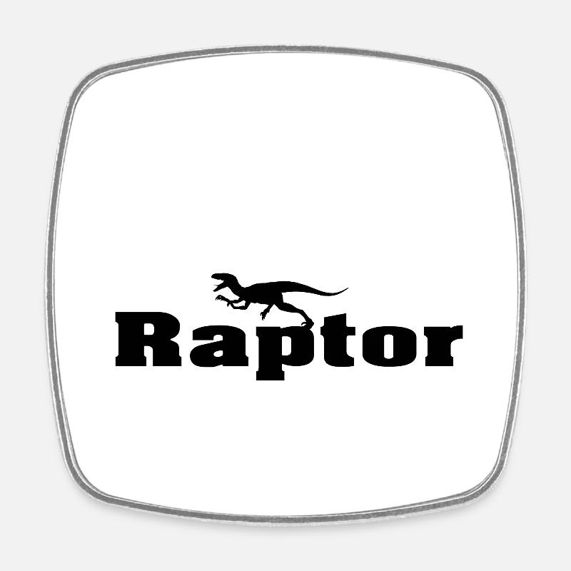 Rapace - Magnet carré - blanc